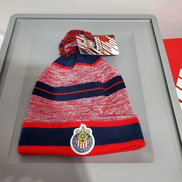 Chivas De Guadalajara mens Authentic Official Licensed Soccer Beanie NWT - Picture 1 of 8